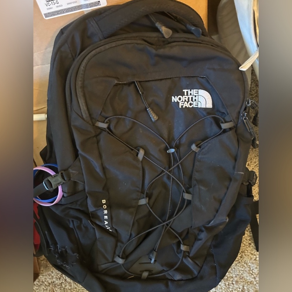 Black North face backpack